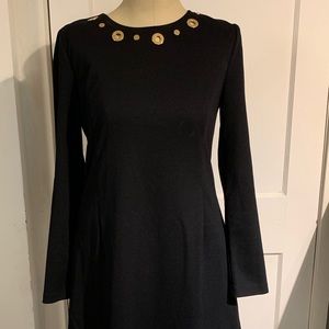 MK grommet long sleeve dress